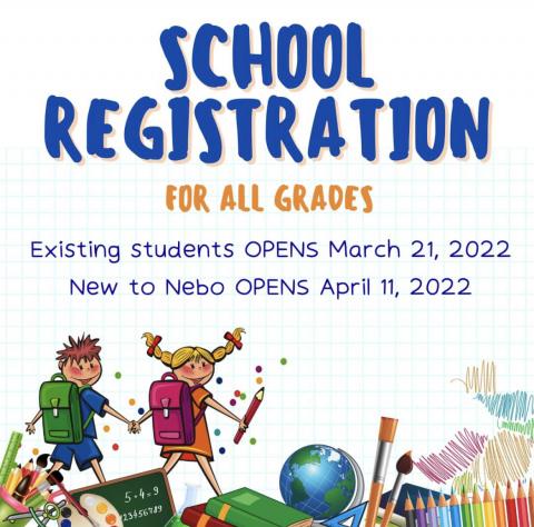 School Registration for ALL Grades