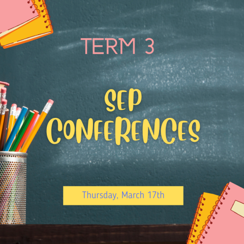 Term 3 SEP's on March 17th