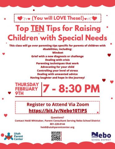 Workshop for raising kids with special needs
