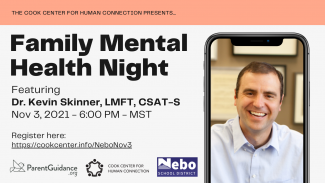 Family Mental Health Night on Wednesday, November 3rd at 6:00 pm