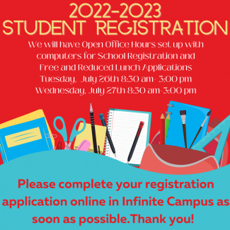 Student Registration Reminder