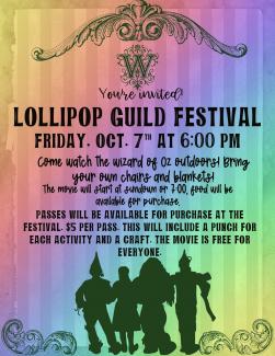 Lollipop Guild Festival on October 7th