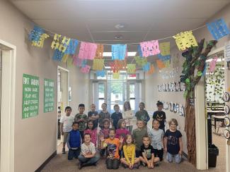 Mrs. Bahr's Class celebrating Hispanic Heritage Month