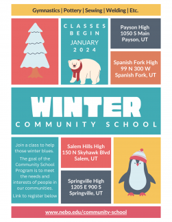 Winter Community School Program offerings